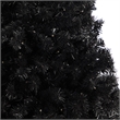 Nearly Natural 4ft Black Artificial Christmas Tree with 170 Clear LED Lights
