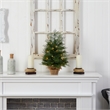 Nearly Natural 2ft Artificial Christmas Tree in Burlap Base w/ 35 Warm White LED