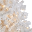 Nearly Natural 9ft White Christmas Tree with 650 LED Lights in White