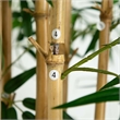 Nearly Natural 12ft Artificial Bamboo Tree with Real Bamboo Trunks in Green
