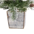 Nearly Natural 2ft Frosted Pre-Lit Green Christmas Tree w/ Pinecones in Planter