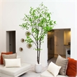 Nearly Natural 10ft Artificial Minimalist Enkianthus Tree in Green
