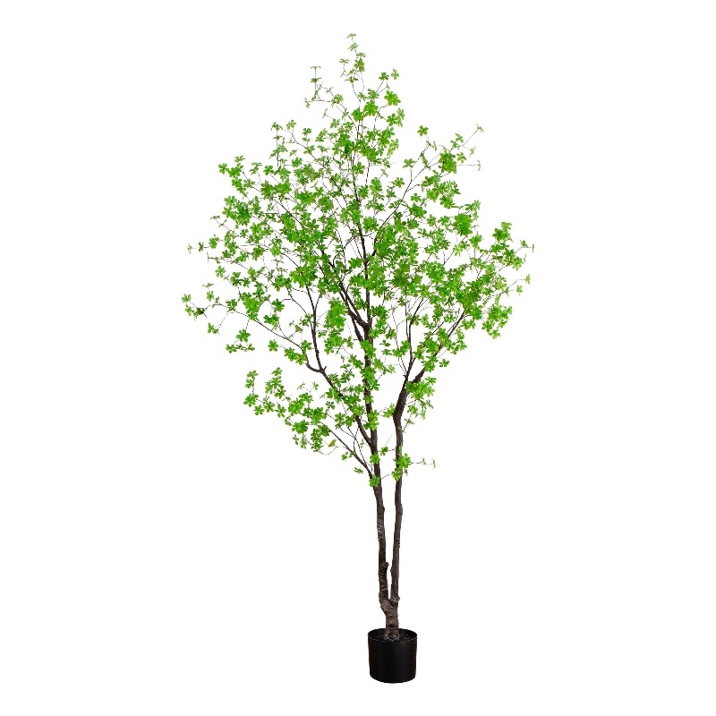 Nearly Natural 10ft Artificial Minimalist Enkianthus Tree in Green