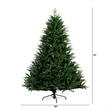 Nearly Natural 6ft Pre-Lit Edmonton Fir Light Show Memory Shape Christmas Tree