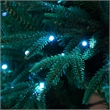 Nearly Natural 6ft Pre-Lit Edmonton Fir Light Show Memory Shape Christmas Tree