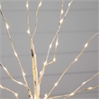 Nearly Natural 2ft Pre-Lit Artificial White Birch Tree with 60 Warm White LED