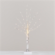Nearly Natural 2ft Pre-Lit Artificial White Birch Tree with 60 Warm White LED