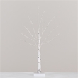 Nearly Natural 2ft Pre-Lit Artificial White Birch Tree with 60 Warm White LED