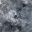 Nearly Natural 5ft Silver Tinsel Holiday Santa'sHat Christmas Tree w/Star Topper