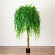 Nearly Natural 6ft Willow Artificial Tree (Real Touch) in Green