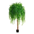 Nearly Natural 6ft Willow Artificial Tree (Real Touch) in Green
