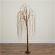 Nearly Natural 6ft Pre-Lit Artificial Willow Tree with 160 Warm White LED Lights