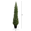 Nearly Natural 7ft UV Resistant Artificial Boxwood Topiary Tree (Indoor/Outdoor)