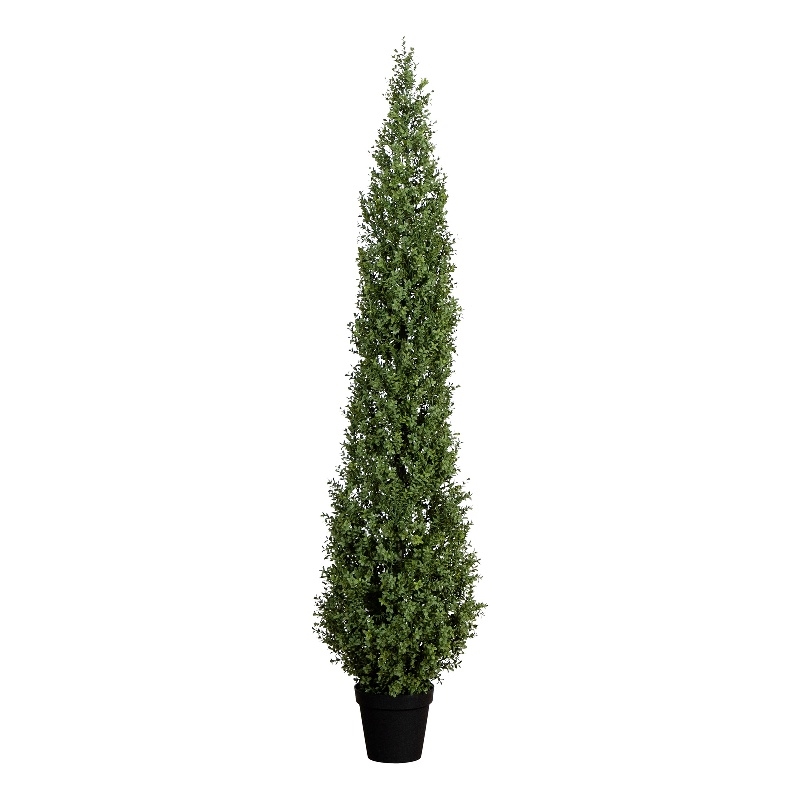 Nearly Natural 7ft UV Resistant Artificial Boxwood Topiary Tree (Indoor/Outdoor)