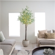 Nearly Natural 6ft Lighted Artificial Olive Tree with 420 Warm White LED Lights