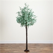 Nearly Natural 6ft Lighted Artificial Olive Tree with 420 Warm White LED Lights
