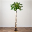 Nearly Natural 6ft UV Resistant Lighted Palm Tree with 206 Warm White LED Lights