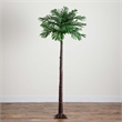 Nearly Natural 6ft UV Resistant Lighted Palm Tree with 206 Warm White LED Lights
