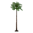 Nearly Natural 6ft UV Resistant Lighted Palm Tree with 206 Warm White LED Lights