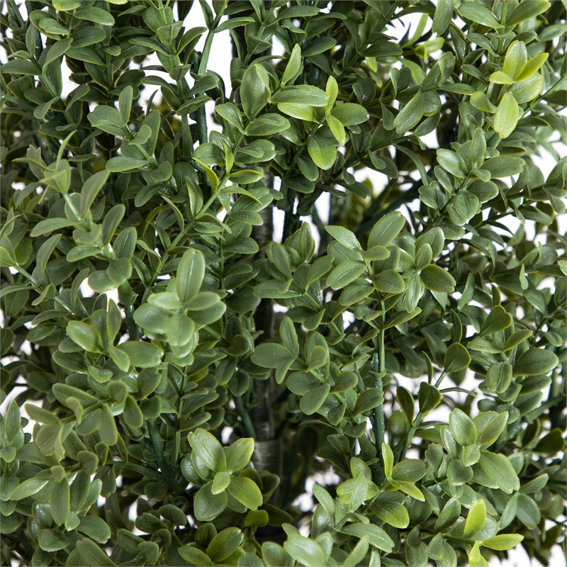Nearly Natural 6ft UV Resistant Artificial Boxwood Topiary Tree (Indoor/Outdoor)