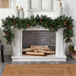 Nearly Natural 9ft Mixed Pines & Pinecones Extra Wide Christmas Garl