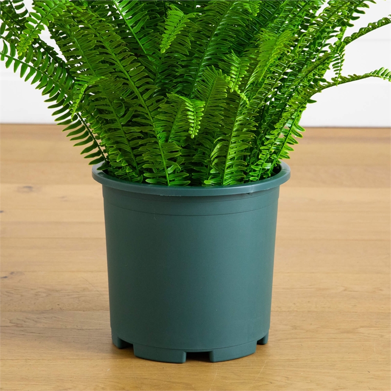 Nearly Natural 3ft UV Resistant Boston Fern Plant with Real Touch Leaves