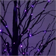 Nearly Natural 7ft Pre-Lit Halloween Black Twig Tree w/ 390 LED