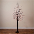Nearly Natural 7ft Pre-Lit Halloween Black Twig Tree w/ 390 LED