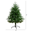 Nearly Natural 4ft Pre-Lit Luxembourg Pine Christmas Tree