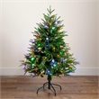 Nearly Natural 4ft Pre-Lit Luxembourg Pine Christmas Tree