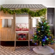 Nearly Natural 4ft Pre-Lit Luxembourg Pine Christmas Tree