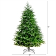 Nearly Natural 6ft Pre-Lit Luxembourg Pine Christmas Tree