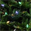 Nearly Natural 7ft Pre-Lit Luxembourg Pine Christmas Tree