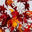 Nearly Natural 5ft Pre-Lit Autumn Weeping Maple Fall Tree w/ 240 Warm White LED