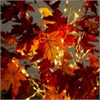 Nearly Natural 5ft Pre-Lit Autumn Weeping Maple Fall Tree w/ 240 Warm White LED
