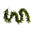Nearly Natural 9ft Pre-Lit Real Touch Norfolk Island Pine Garland w/ 50 LED
