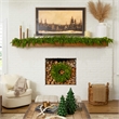 Nearly Natural 9ft Pre-Lit Real Touch Norfolk Island Pine Garland w/ 50 LED