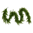 Nearly Natural 9ft Pre-Lit Real Touch Norfolk Island Pine Garland w/ 50 LED