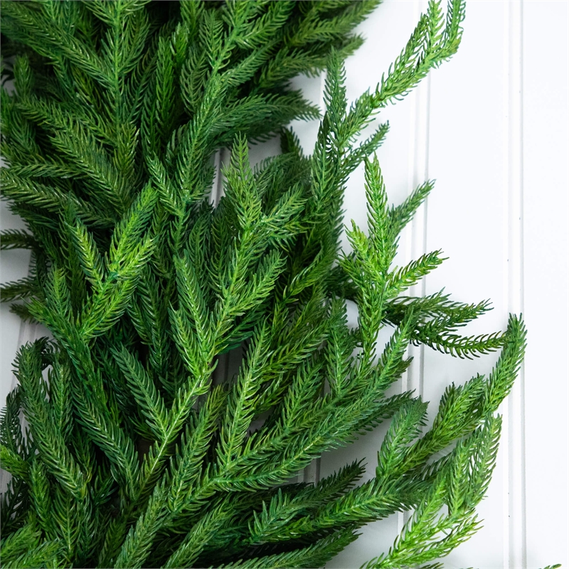 Nearly Natural 8ft Artificial Real Touch Norfolk Island Pine Garland