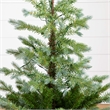 Nearly Natural 3ft Pre-Lit Christmas Tree in Jute Wire Planter