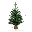 Nearly Natural 2ft Pre-Lit Classic Christmas Tree w/ 35 Warm White LED Lights