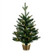 Nearly Natural 2ft Pre-Lit Classic Christmas Tree w/ 35 Warm White LED Lights