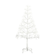 Nearly Natural 4ft Pre-Lit White Starburst Tree with 800 Fairy Warm White LED