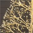 Nearly Natural 4ft Pre-Lit White Starburst Tree with 800 Fairy Warm White LED
