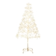 Nearly Natural 4ft Pre-Lit White Starburst Tree with 800 Fairy Warm White LED