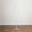 Nearly Natural 6ft Pre-Lit White Starburst Tree with 1680 Fairy Warm White LED