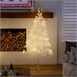 Nearly Natural 6ft Pre-Lit White Starburst Tree with 1680 Fairy Warm White LED