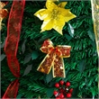 Nearly Natural 5ft Pre-Lit Pop up Christmas Tree with Red & Gold Ornaments