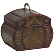Nearly Natural Decorative Chests in Brown (Set of 2)
