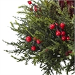 Nearly Natural Cedar Berry Candelabrum in Green